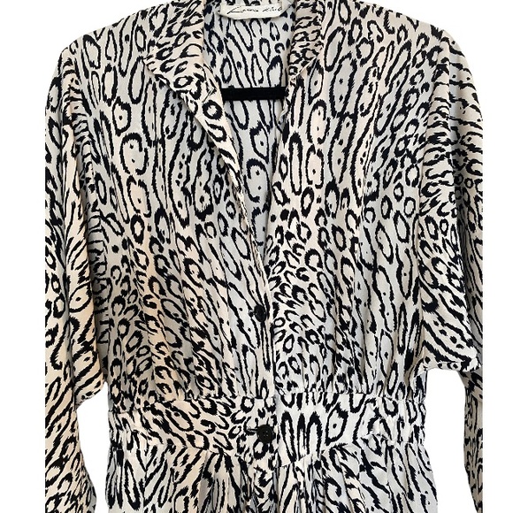 Vintage 80’s Lillie Rubin Leopard Jumpsuit - Picture 6 of 15